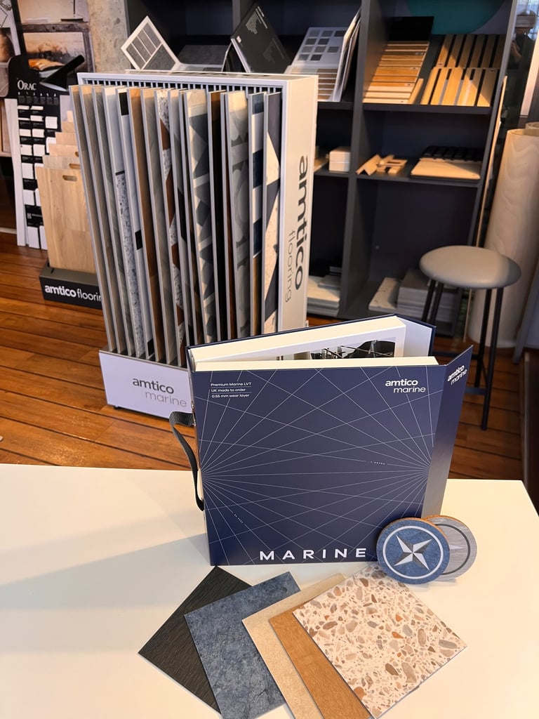 Amtico Marine katalogas ir stendas