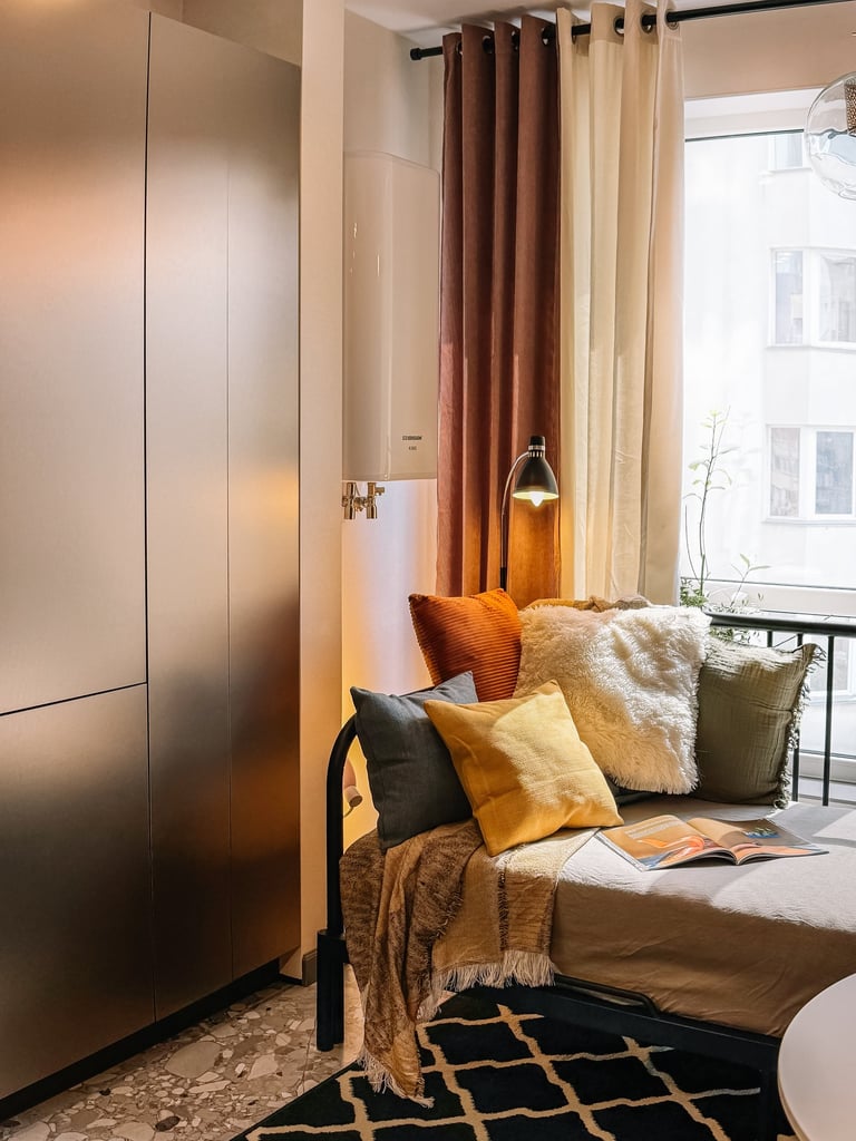 современная кухня с ливингом