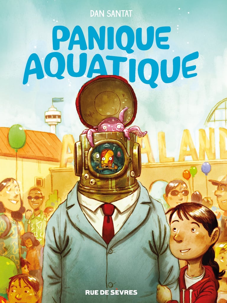Première de couverture de la BD Panique aquatique de Dan Santat
