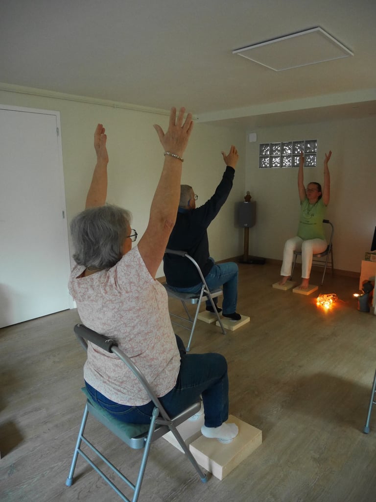 yoga chaise fontenilles