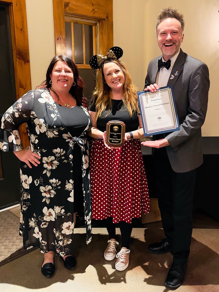 Minnie's Travel Boutique wins 2022 "Small Business of the Year" by the Central Virginia Business Coalition