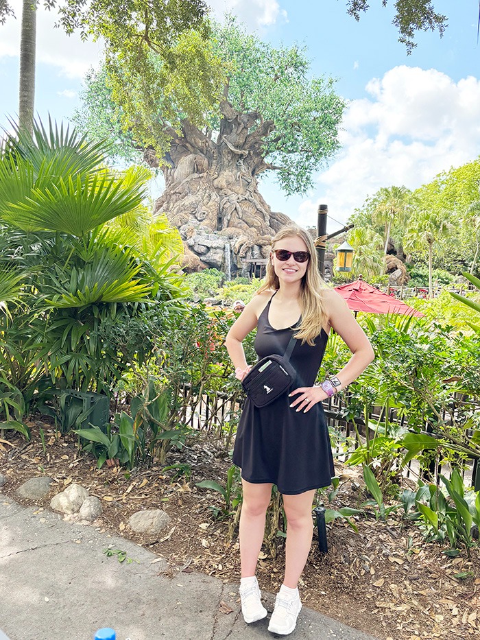 Payton King pictured inside Disney's Animal Kingdom® Park at Walt Disney World®.