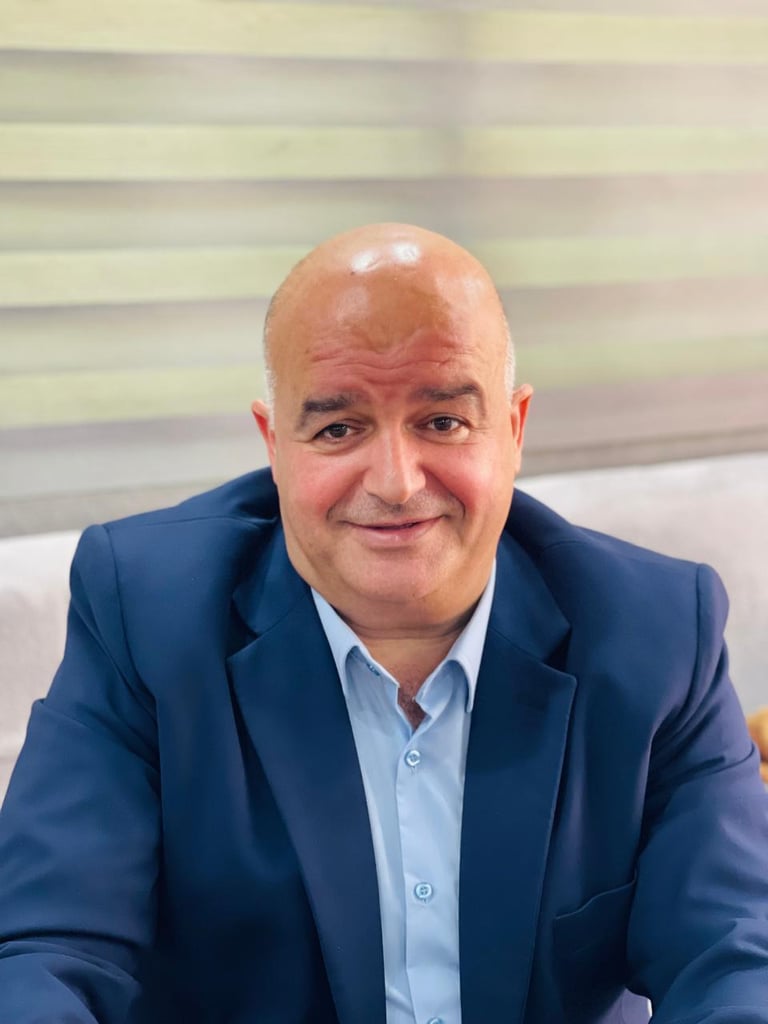 A portrait of trainer Ahmad Abdel Kareem Shoqran