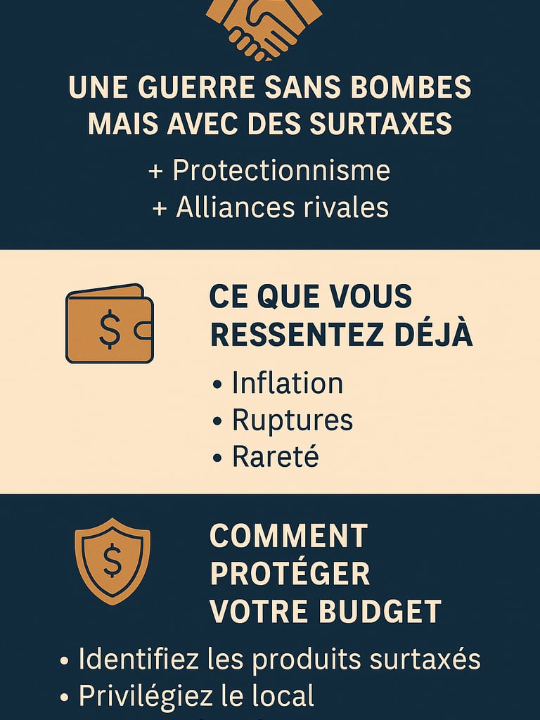 Guerre Commerciale 2025 : comprendre la crise et protéger votre budget