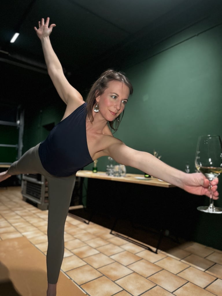 Yoga & Wein Stuttgart bei Klein A Yoga