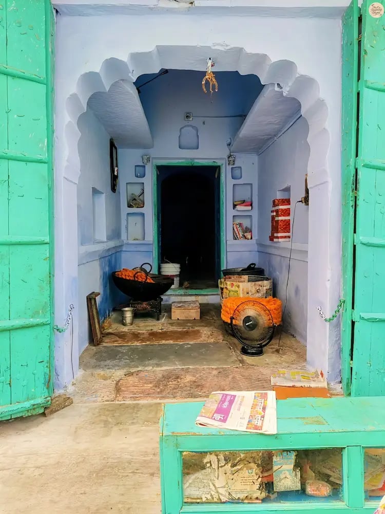Old-world shop in Sambhar town selling Feeni.