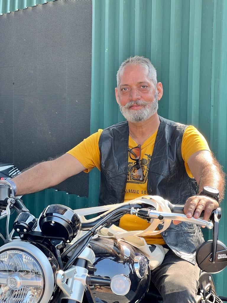 Mr. Susheel Pareek who has been a rider since 2011. RSPD BIKER'S CHOICE