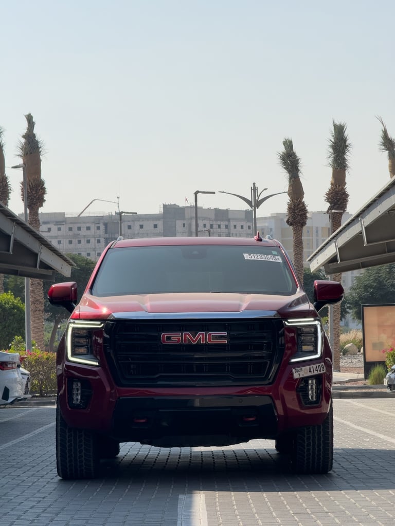 Premium GMC SUV available for luxury SUV hire in Dubai