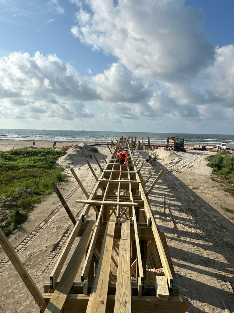 Finished patio and ramp project designed for safe access and long-term use