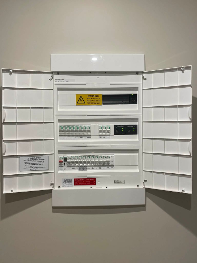 Christchurch residential switchboard upgrade which can host solar panels and heat pump