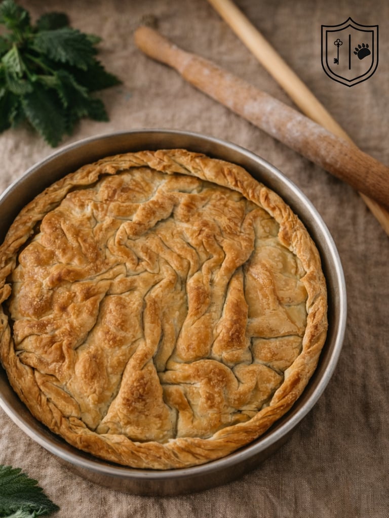 traditional pie of west Macedonia Greece