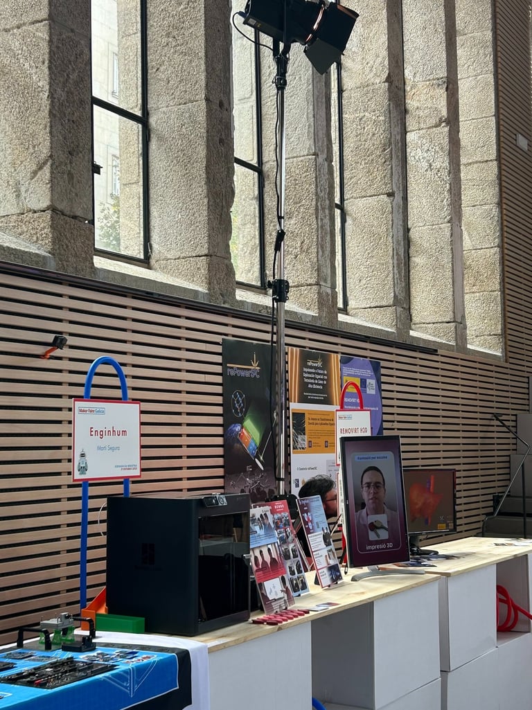 Espacio expositivo en Maker Faire Galicia