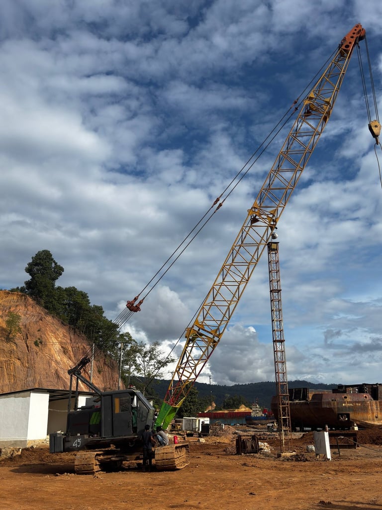 Peralatan berat canggih dari pt nos