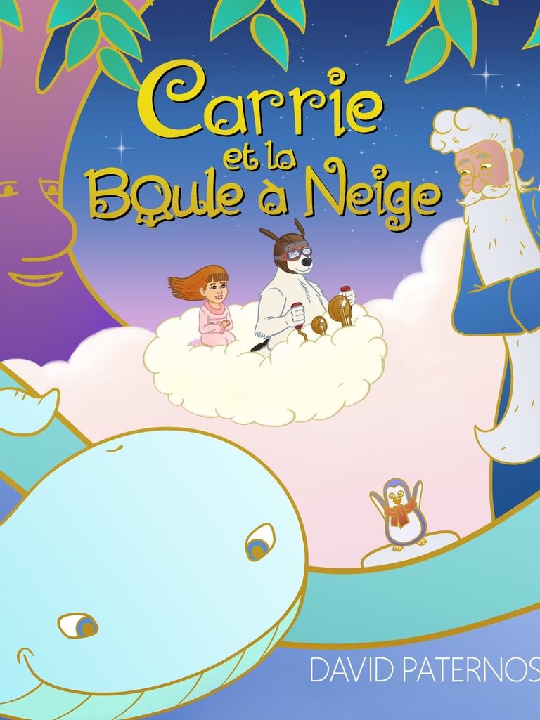 Carrie and the Snow Globe illustrated children's book cover