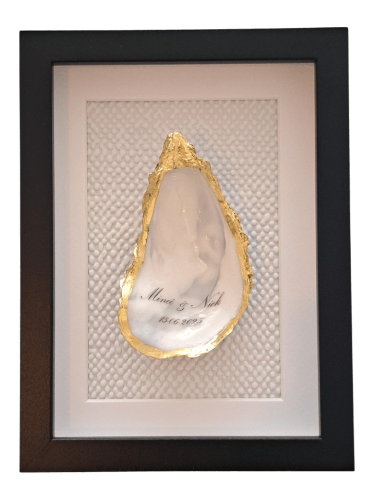 Oester huwelijk ingelijst