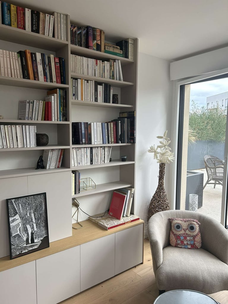 photo d'une bibliothèque