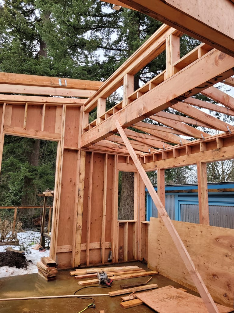 Art studio home addition