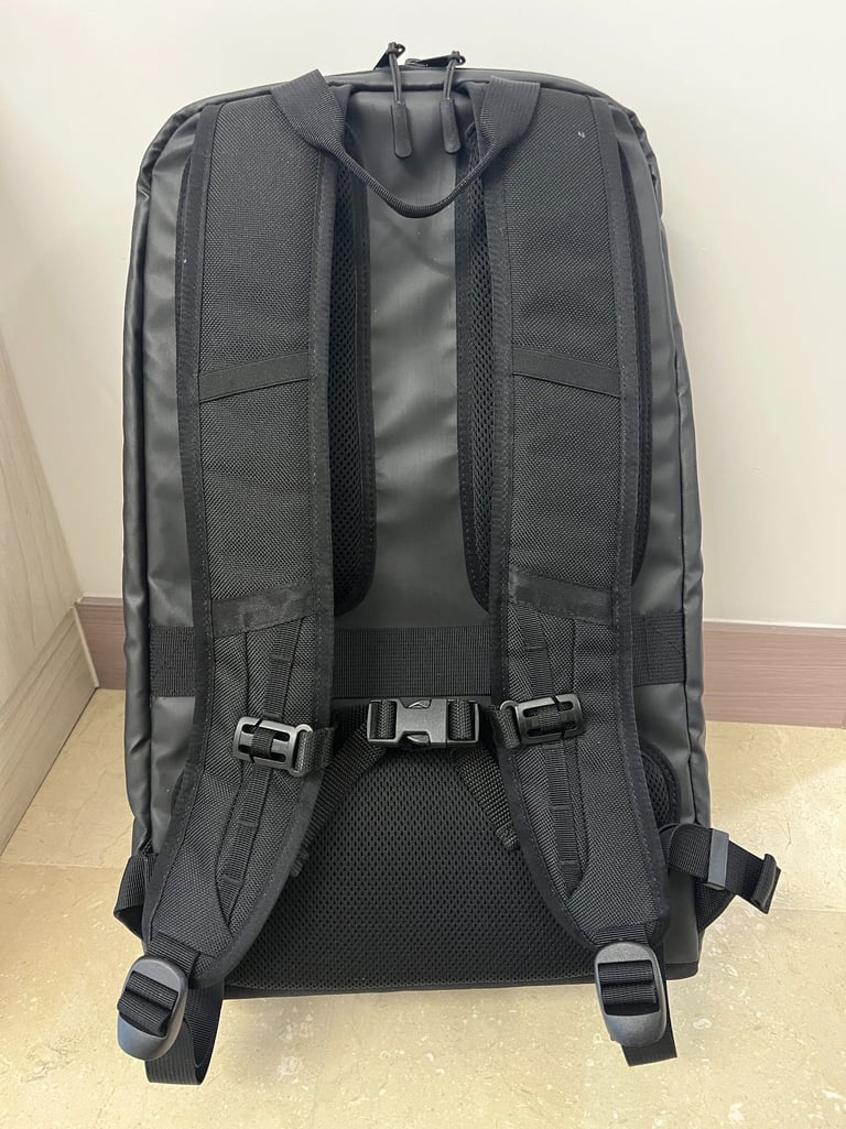 Rear view of backpack