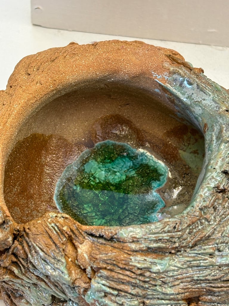 Estelle Del - détail sculpture Terre en mouvement