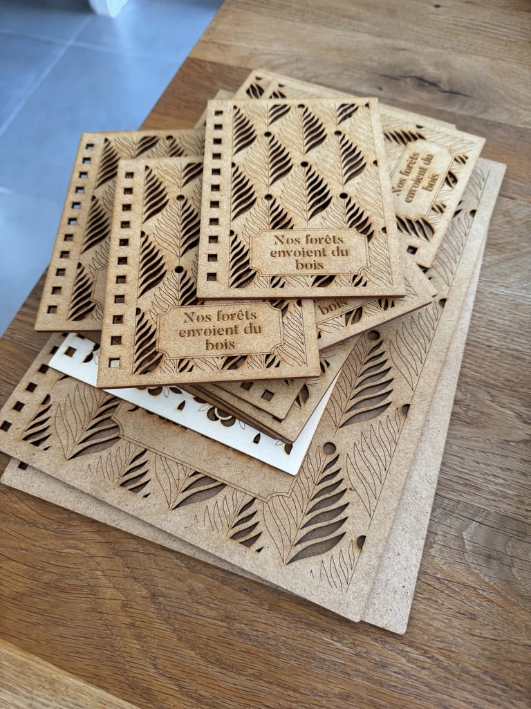 découpe laser de bois