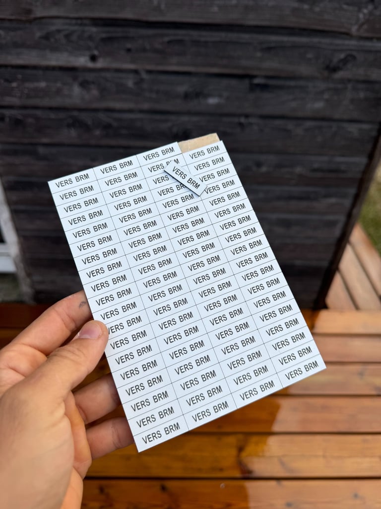 Etiquettes gravoply tableau electrique