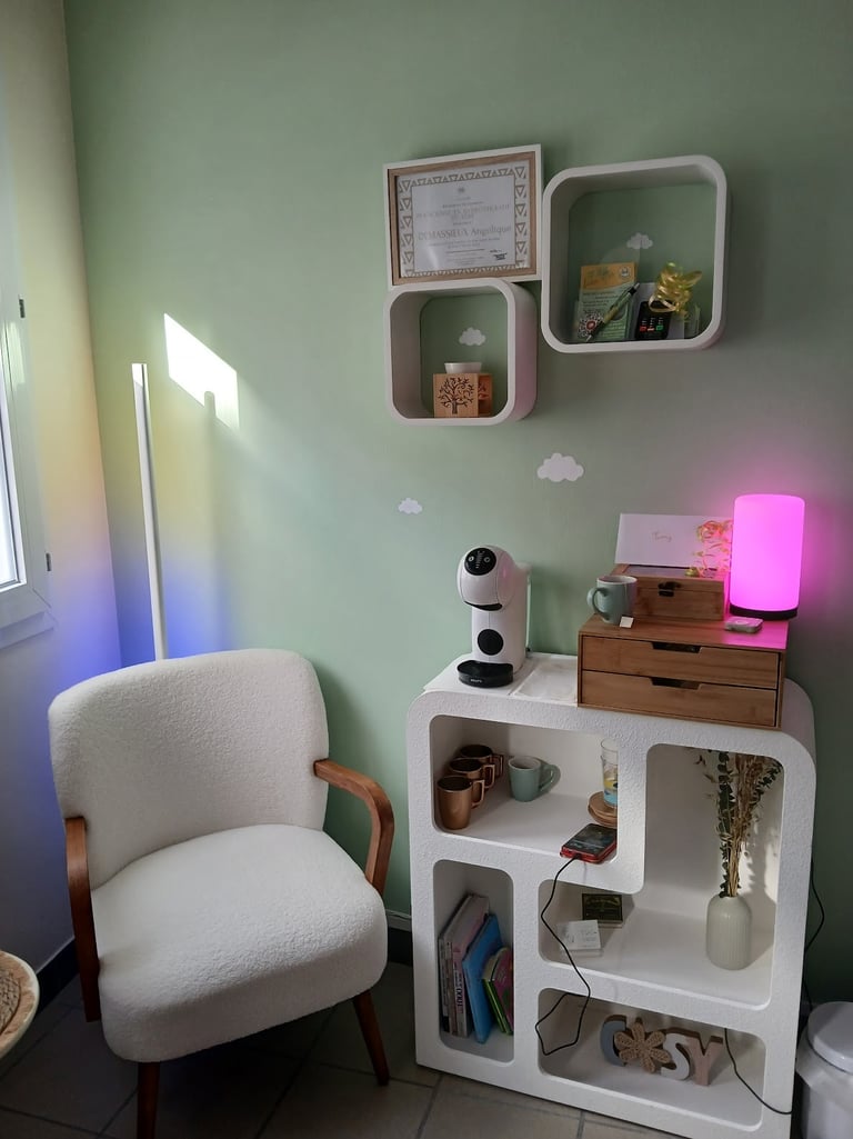 l'espace détente du salon