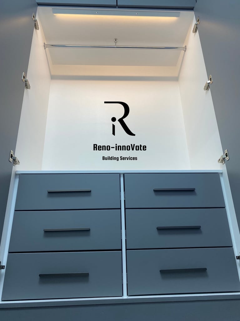 Bespoke Wardrobe with Internal lighting