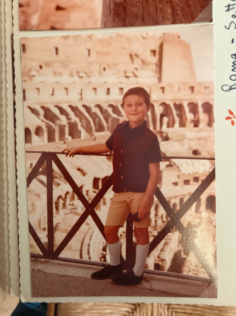 Walter Dal Pan a 7 anni