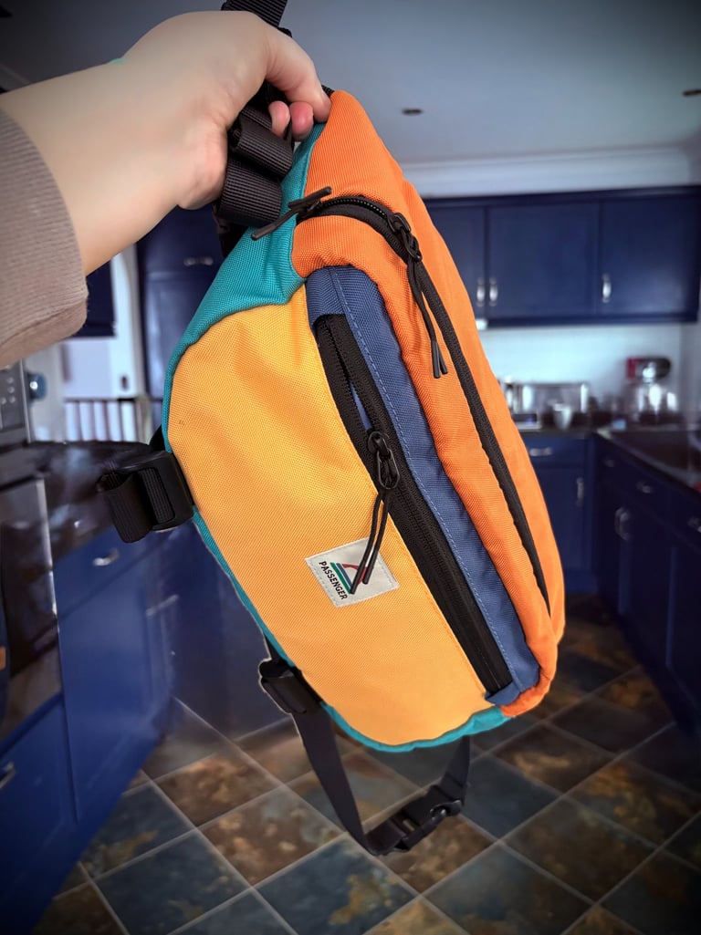 passenger multicoloured bum bag Is my mum bag allowing me to pack light with baby essentials