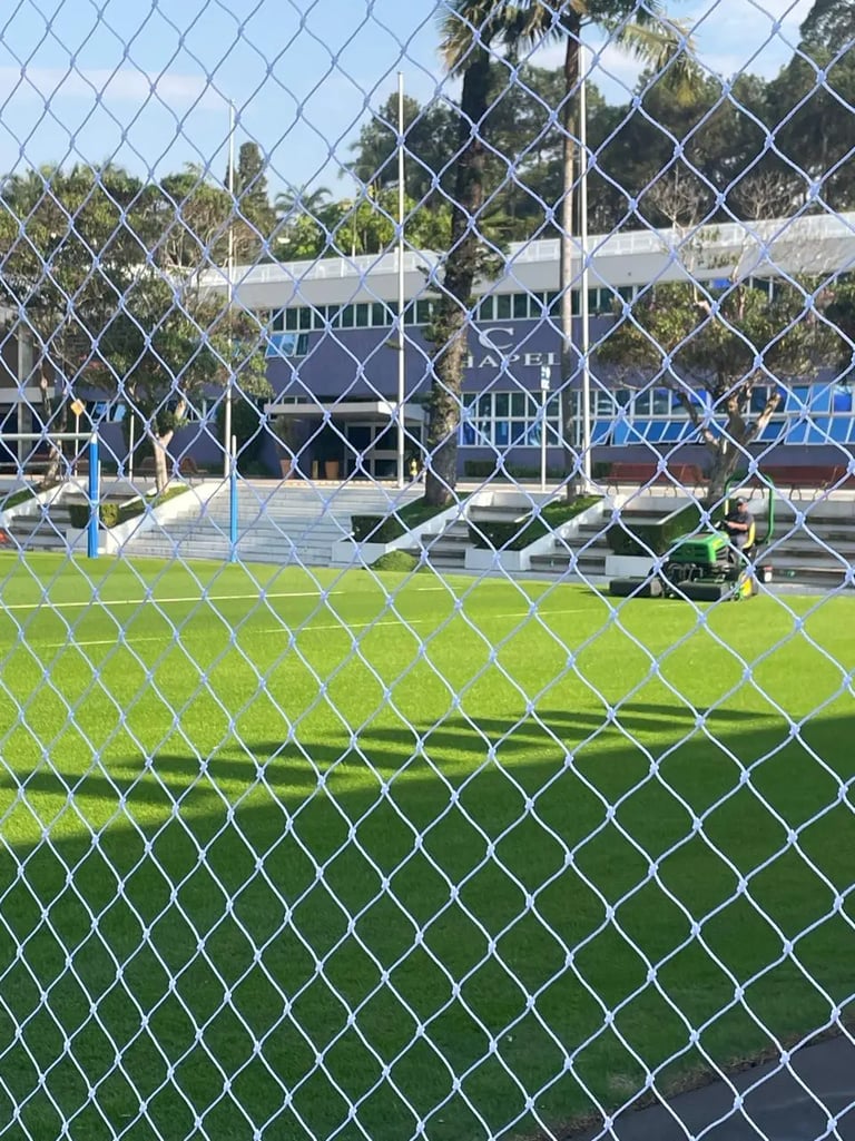 Instalação de rede para quadra de futebol e poliesportiva na Zona Sul de SP