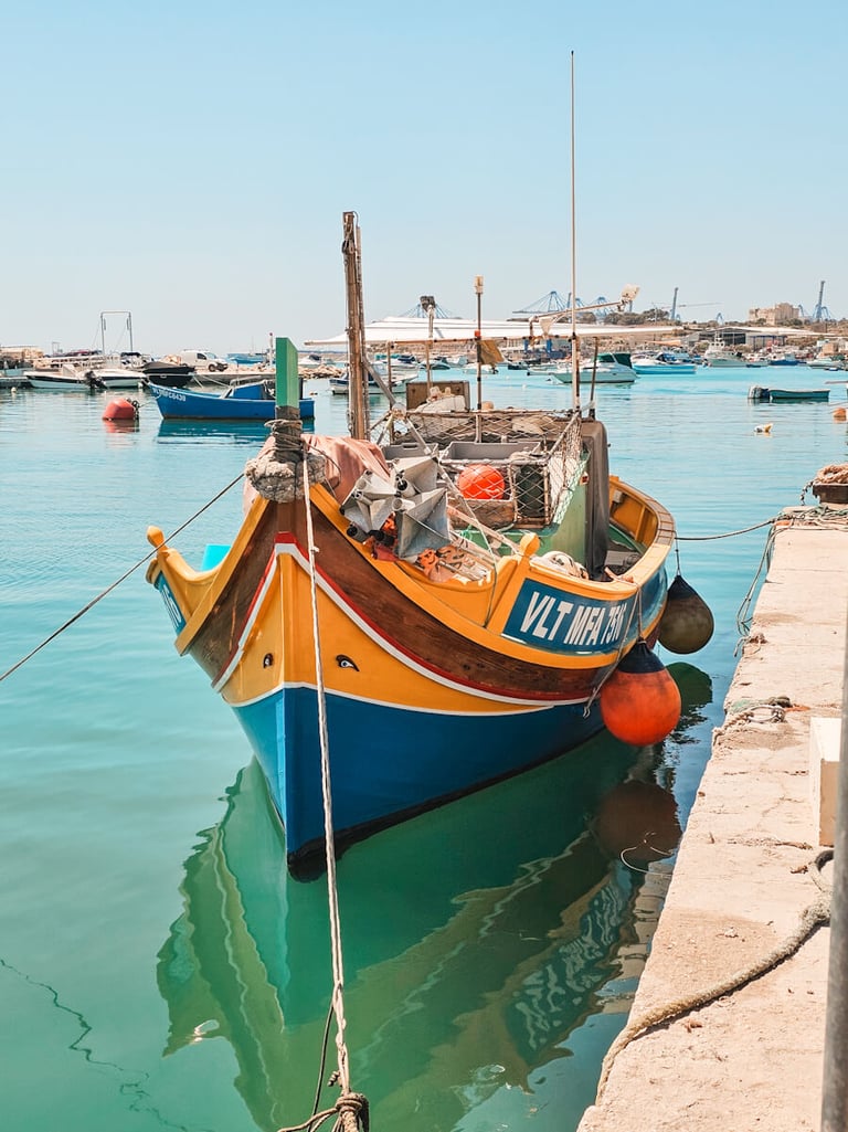 malta marsaxlokk boat