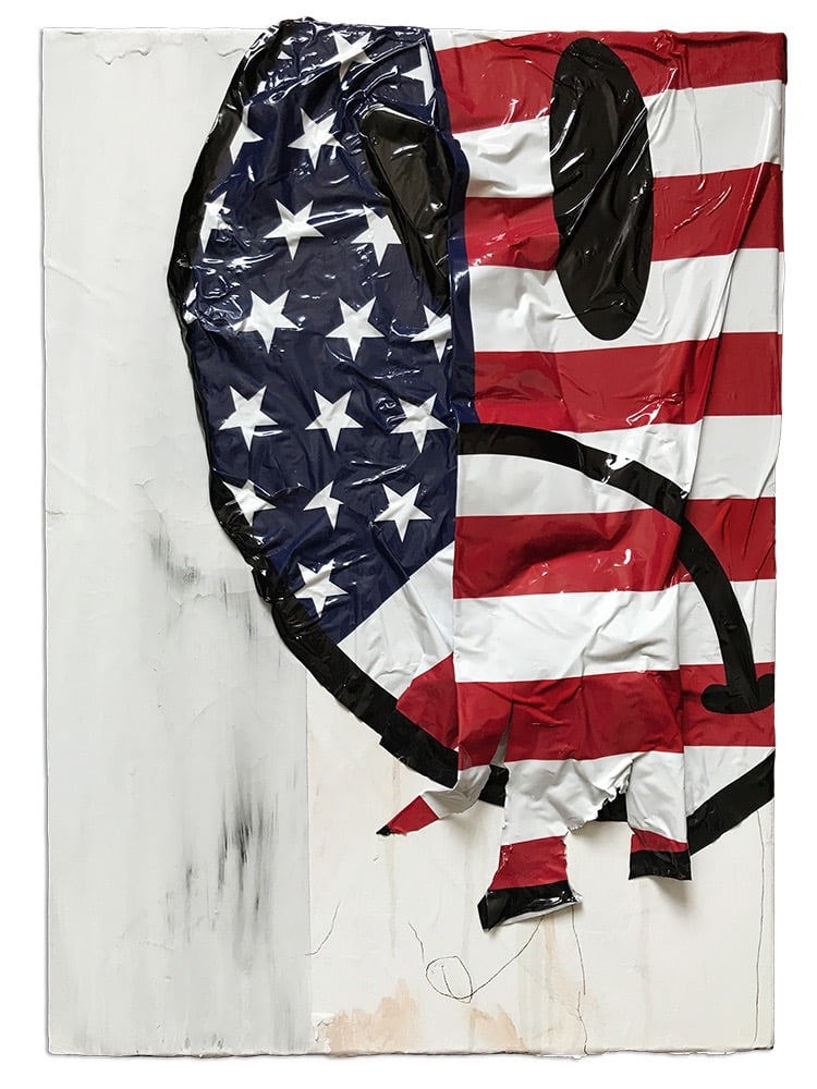 Contemporary art painting American Teardrop™