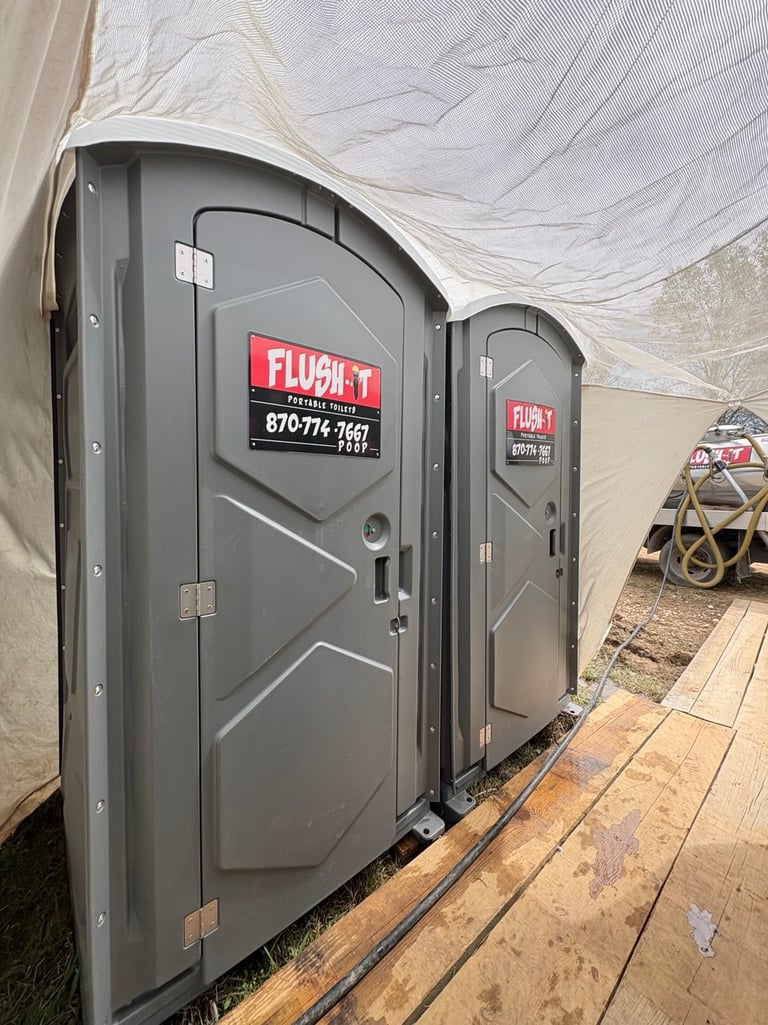 Porta potty Hot Springs