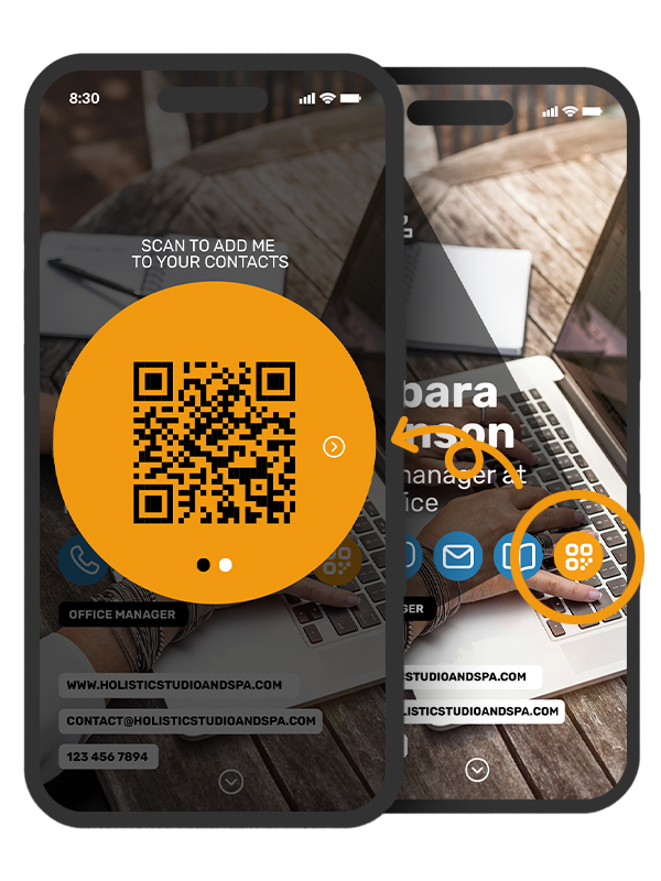 Easy Sharing QR CODE Digital Business Card