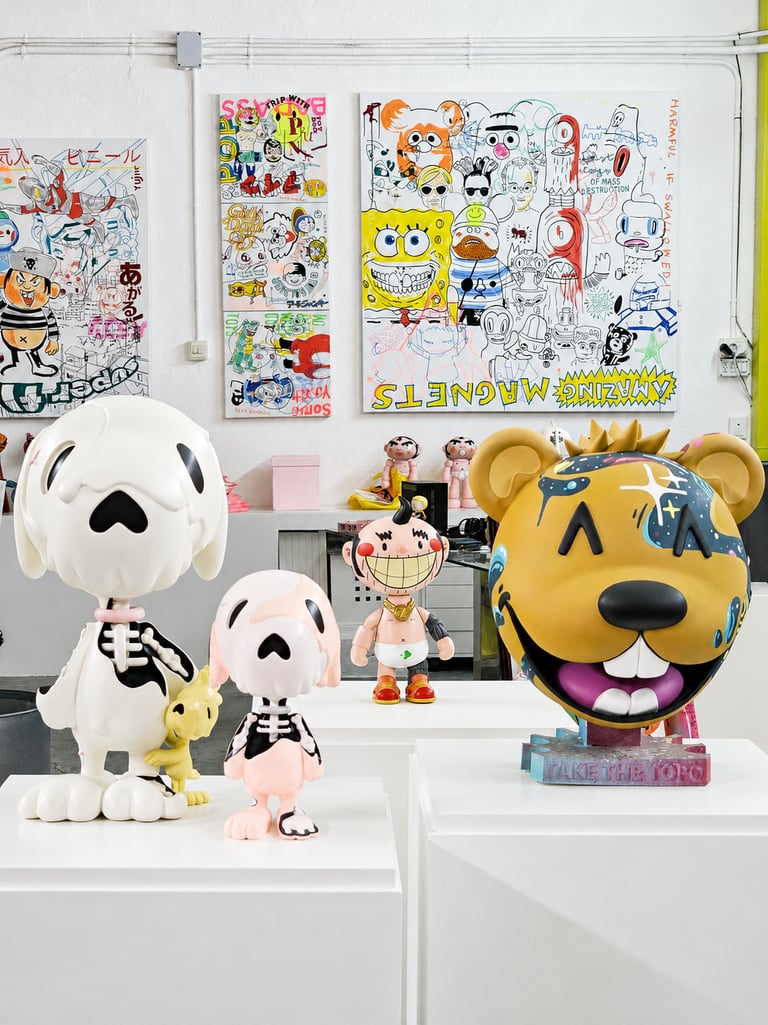 studio gallery bilbao art toy gama COTE ESCRIVA JUDAS ARRIETA TOPO