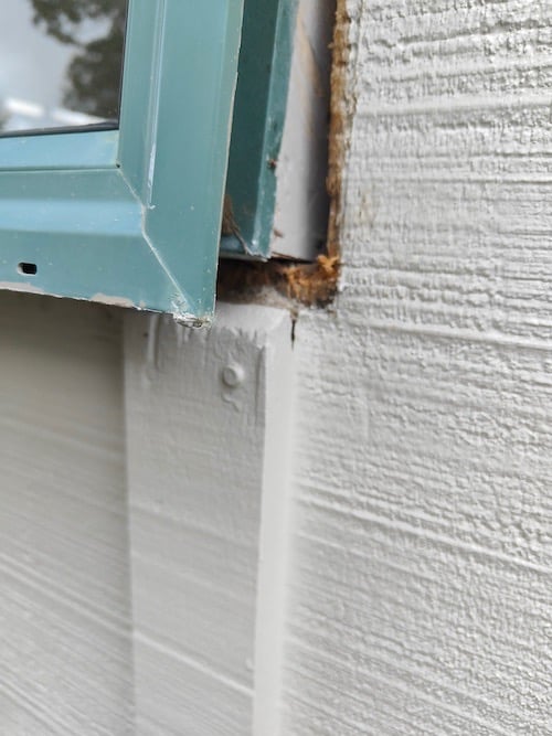 Window renovation Old fitting CHR builders before