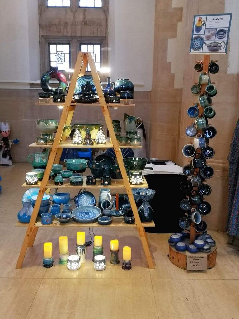 GonPotty display at ETSY local in Guildford cathedral