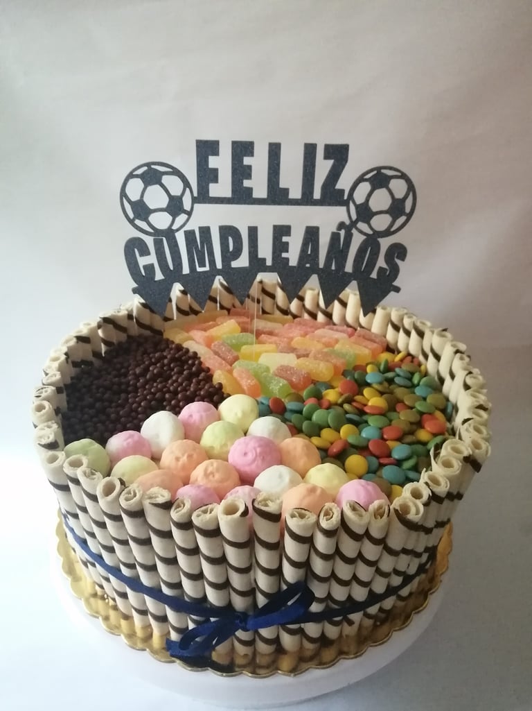 torta candy crush cumpleaños pasteleria queti lima