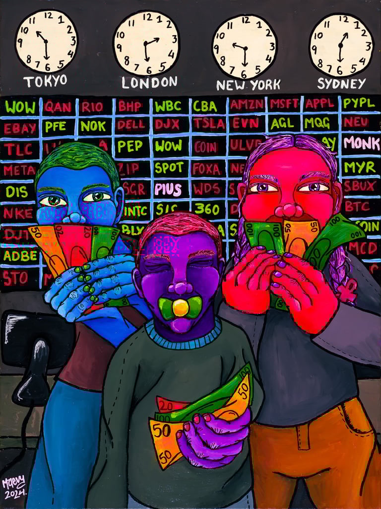 Dad, our futures are up