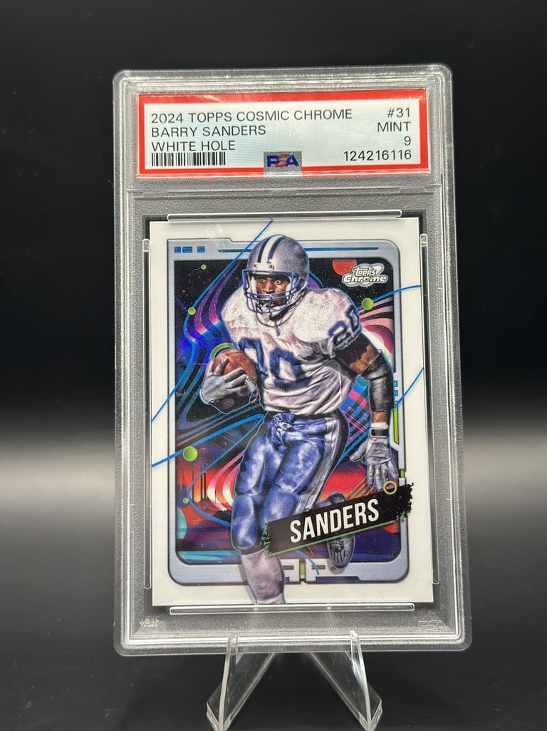 2024 Topps Cosmic Chrome Barry Sanders White Hole