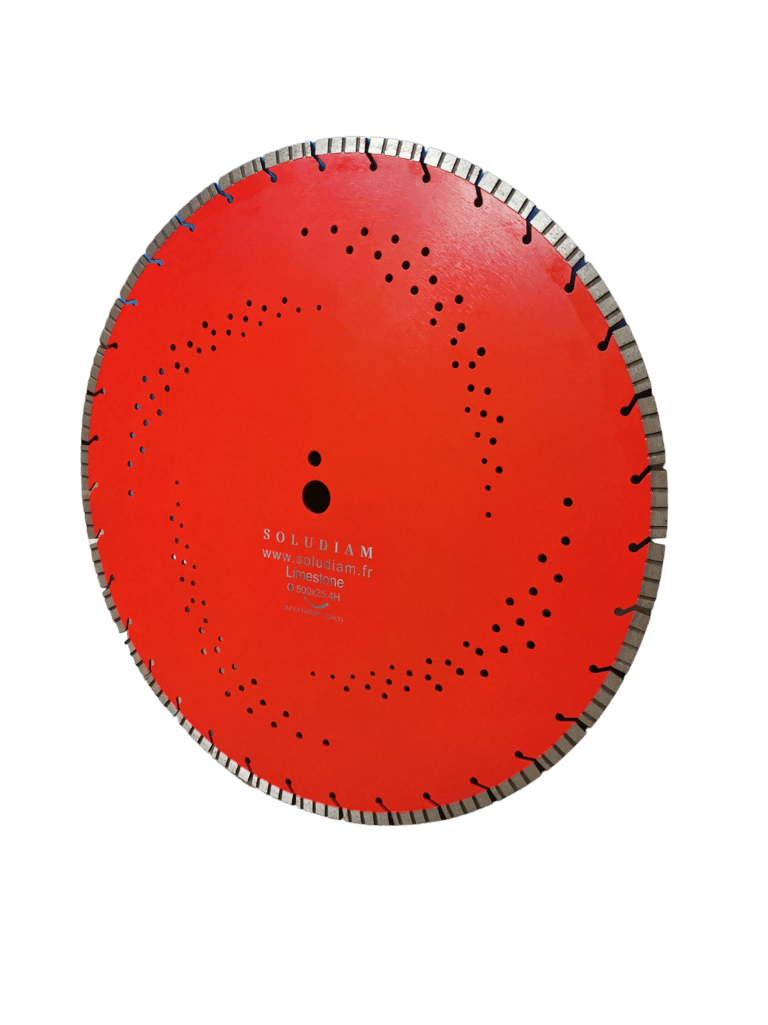 Disque laser ventilé scie de chantier