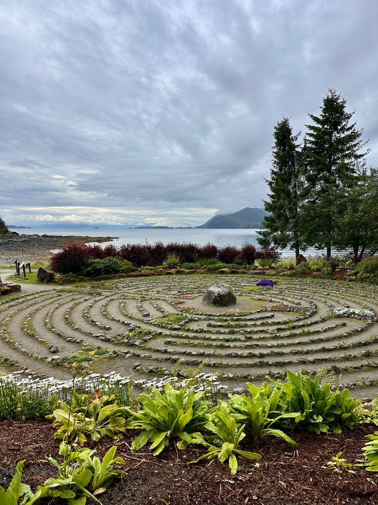 Labryinth at Shrine of Saint Therese Juneau
