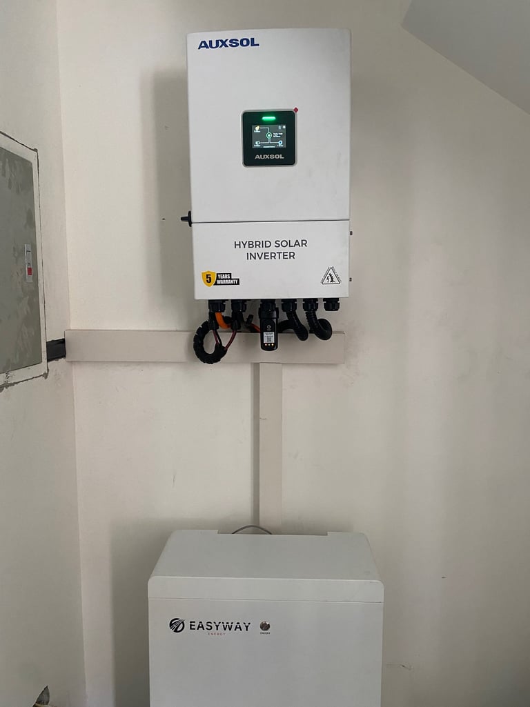 khu vực kỹ thuật điện đi dây gọn gàng, bảo vệ dây không bị chuột cắn, oxy hóa