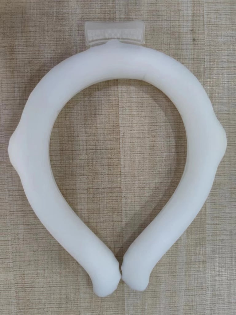 Neck cooling tube, cooling collar, frozen  necklace