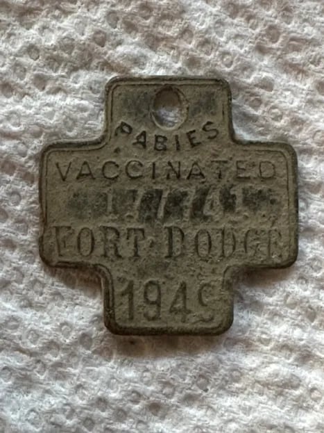 1949 ft. Dodge dog tag