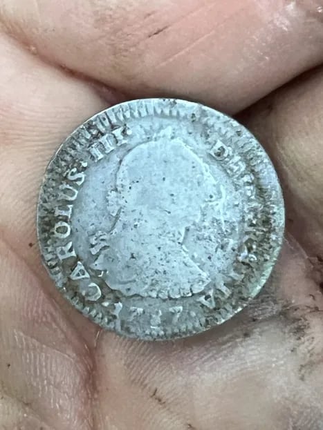 1787 spanish Real coin 