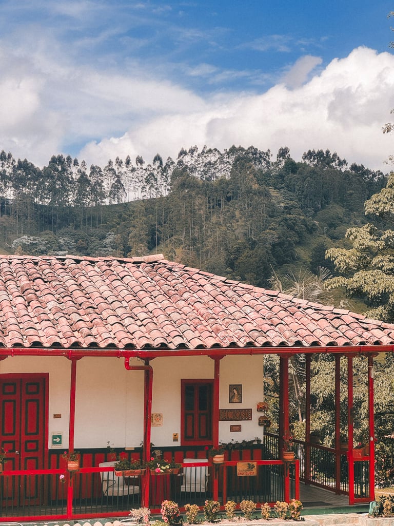 Finca (Coffee Farm) Outside of UNESCO town Salento in Colombia