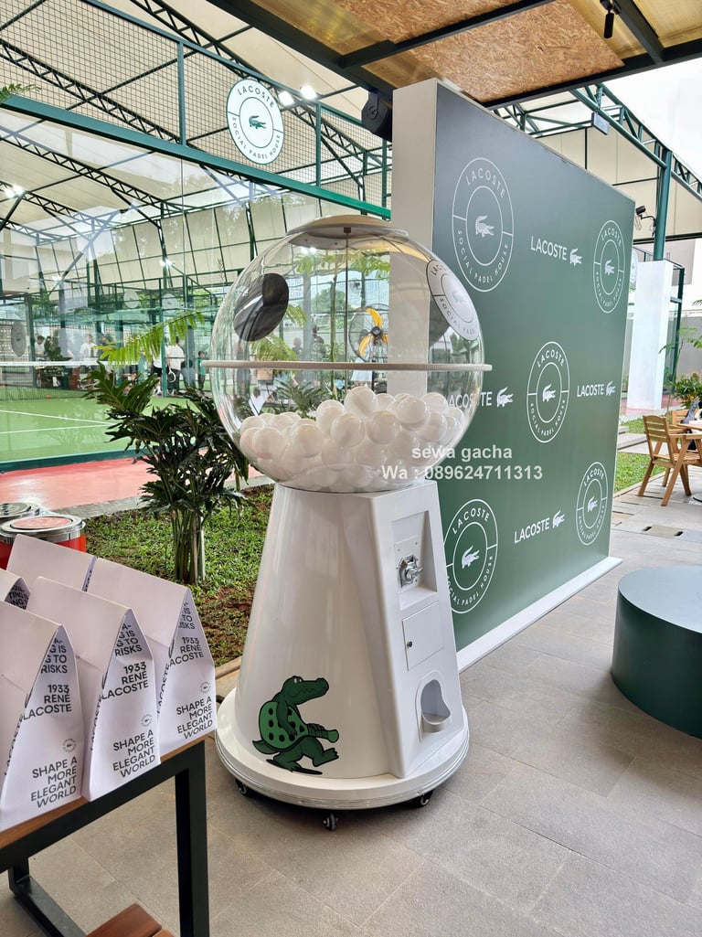 sewa custom giant jumbo mesin gacha gachapon