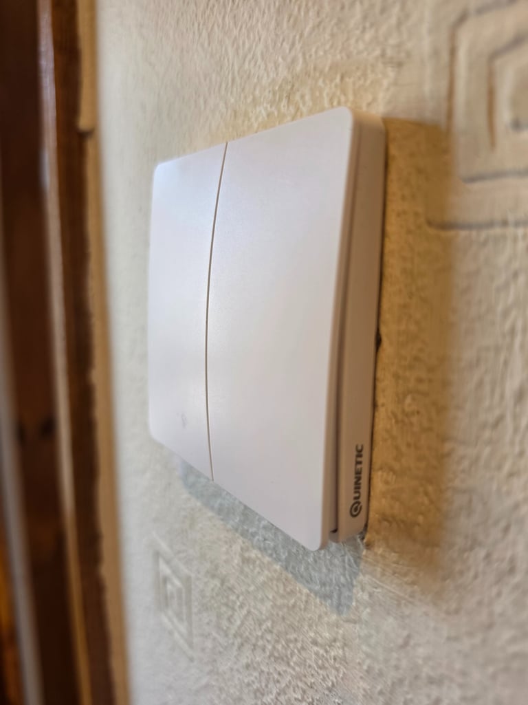 Quinetic wireless light switch installation in Grays, Essex