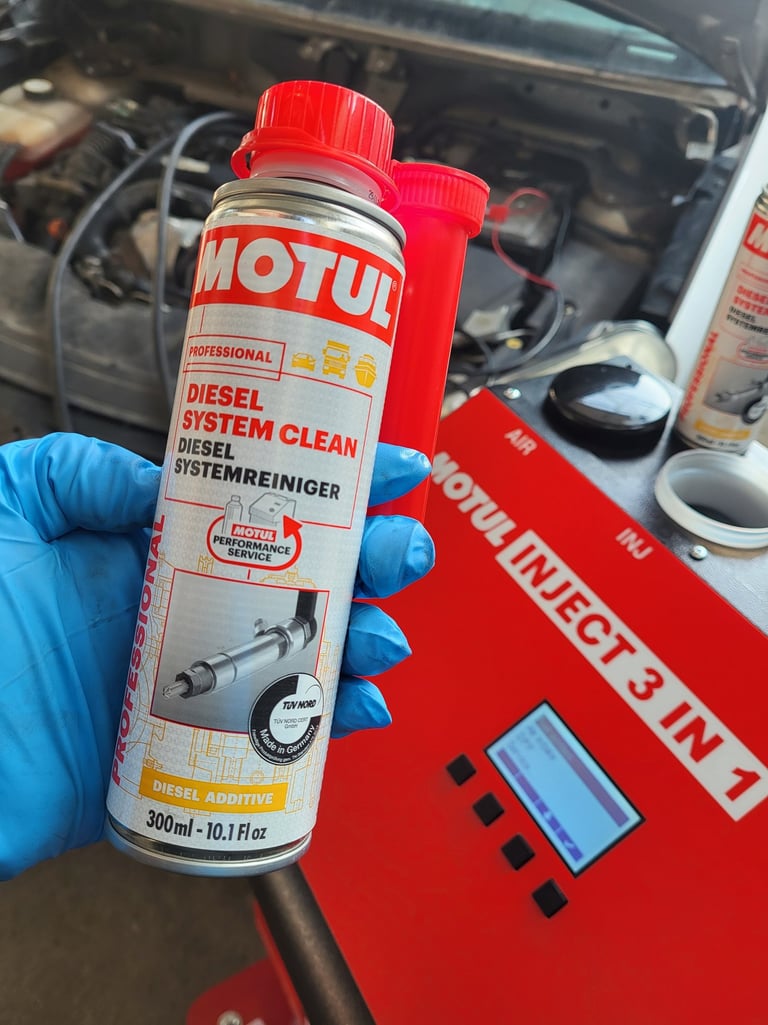 cistenje dizni bez demontaza so motul inject mashina i tuv aditiv od motul professional skopje